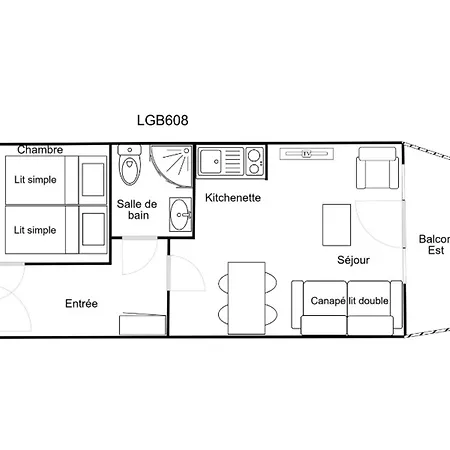 Confortable 2 Pieces, Skis Aux Pieds, Proche Commerces - Fr-1-182a-15 كورشوفيل
