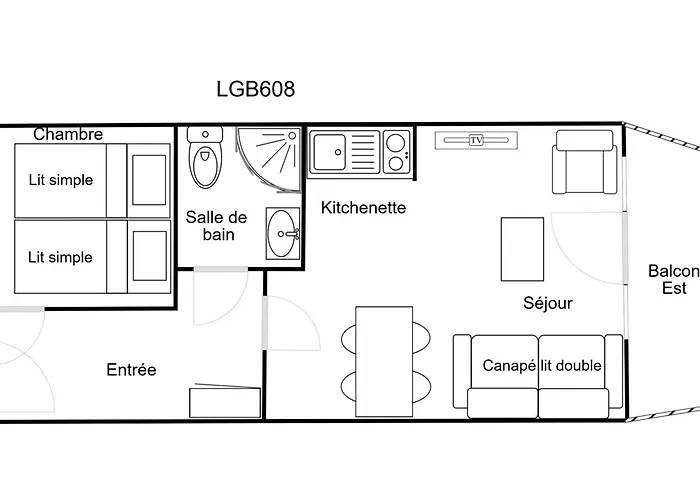 Confortable 2 Pieces, Skis Aux Pieds, Proche Commerces - Fr-1-182a-15 *
